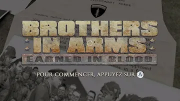 Brothers in Arms - Earned in Blood screen shot title